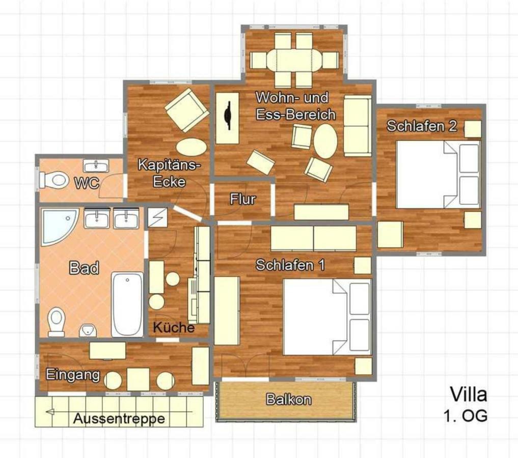 Strandvilla Rheingold - Ferienwohnung Da Vinci Goehren  Exterior foto